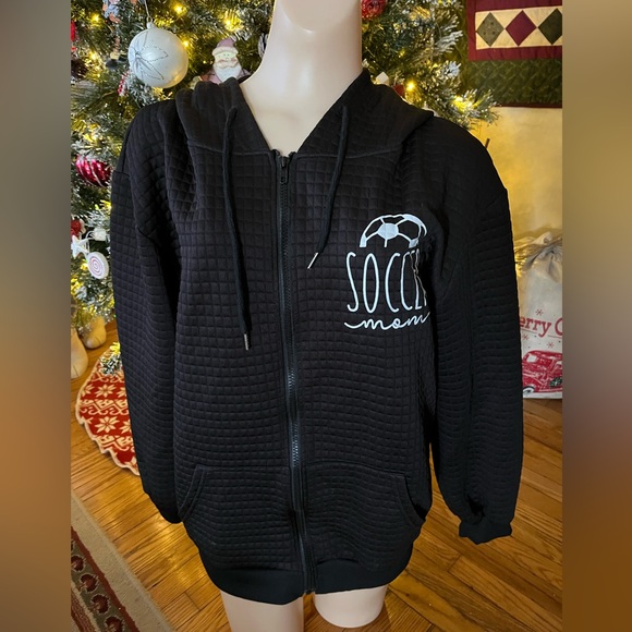 Tops - Soccer Mom Full Zip Hoodie Jacket